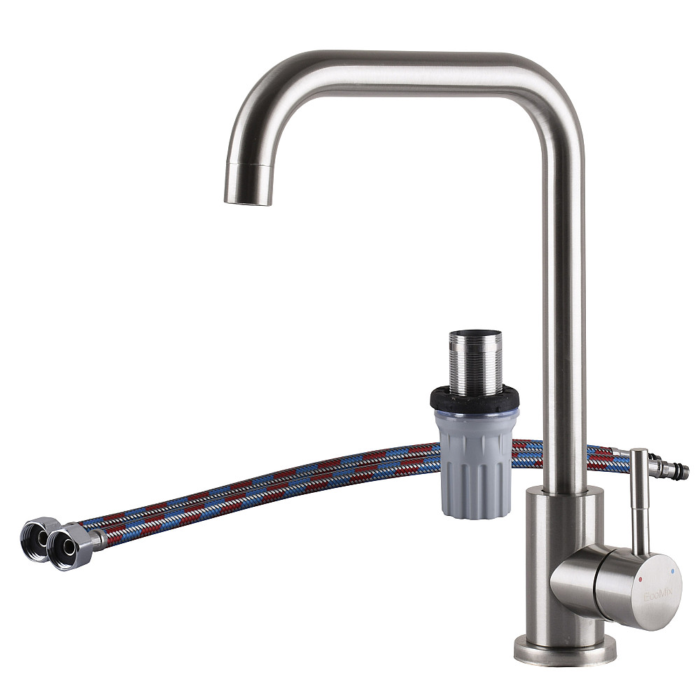 Змішувач для кухні EcoMIX ALPEN AISI-203L Луцк - изображение 1
