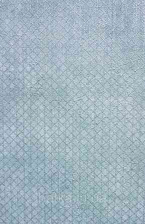 Обои виниловые на флизелине AS creation The Bos 0.53х10 геометрия полоски квадраты серебристые на салатовом Киев