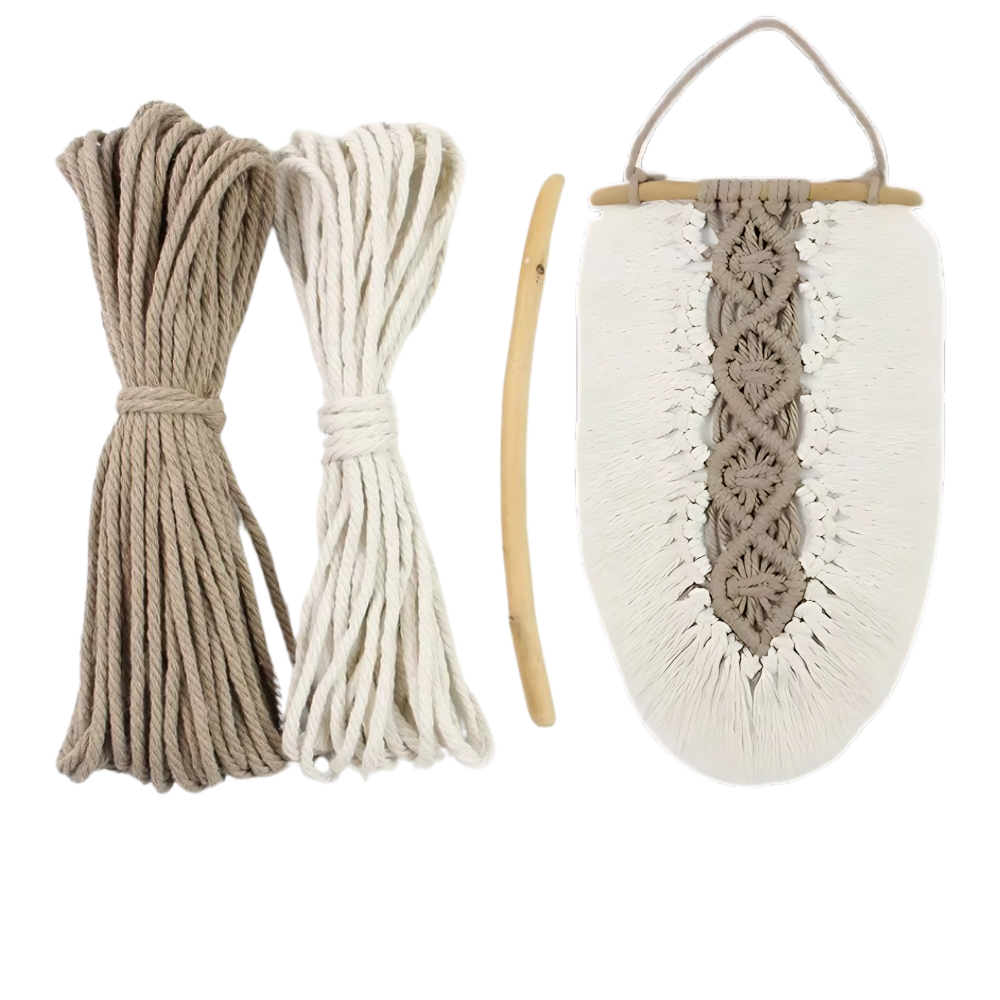 Набор макраме для ручного вязания гобелена настенного декора 