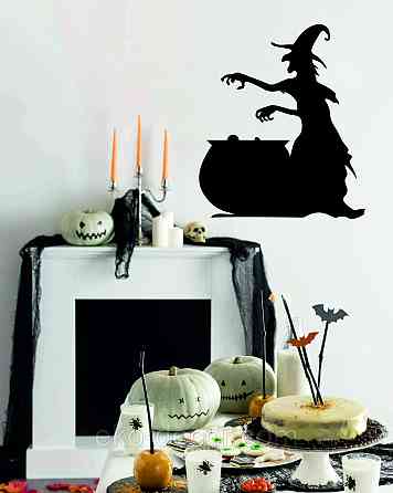 Декоративное настенное 3D Панно «Ведьма», Декор на стену с объемом Киев