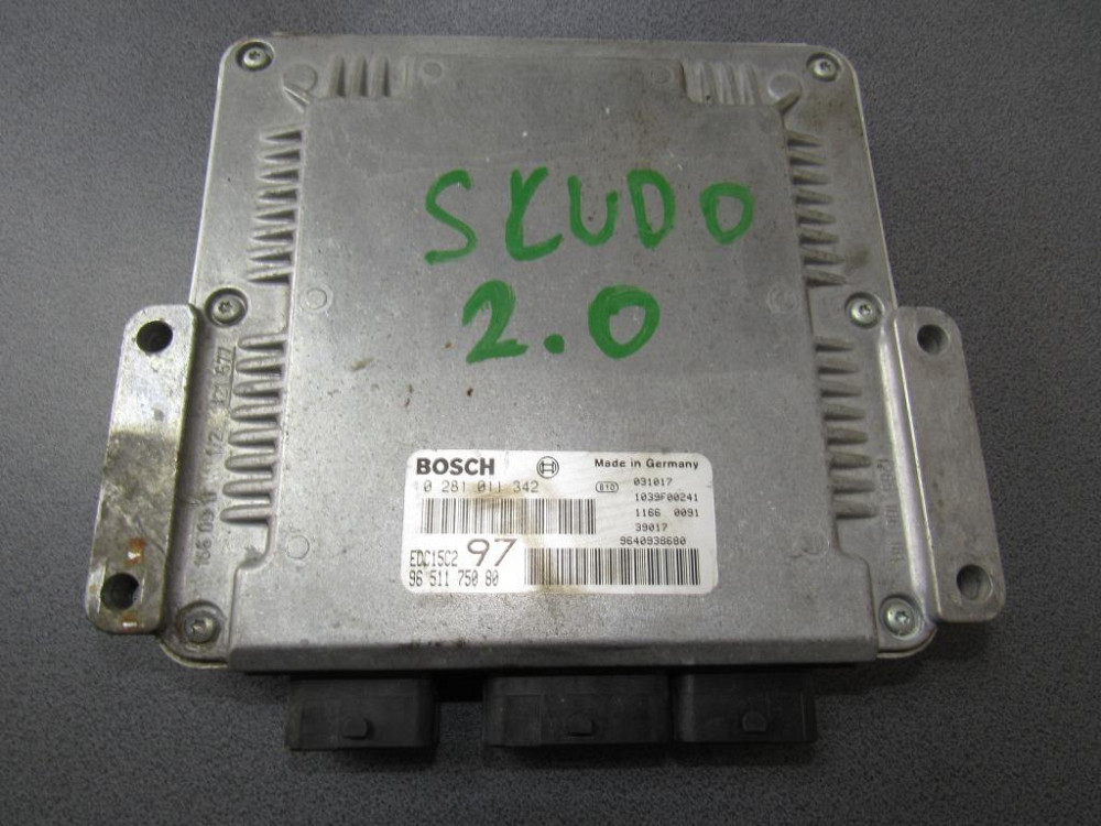 Блок керування двигуном Fiat Scudo 2.0 1996-2006 (0281011342) Ковель - фото 1