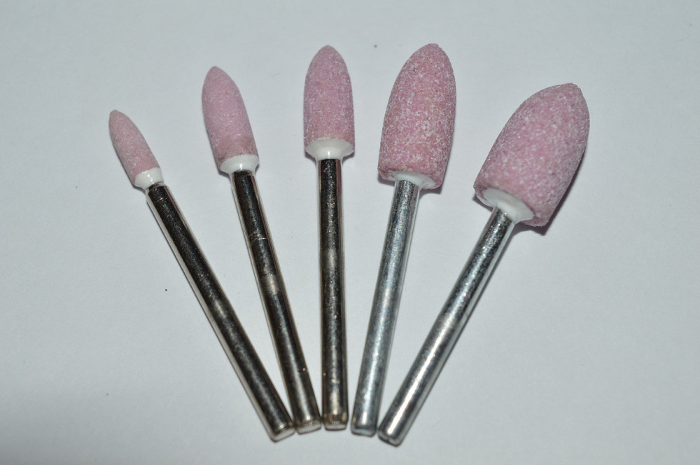 Полірувальна насадка 10*3,5*3 (Конус) червона Полтава - фото 1