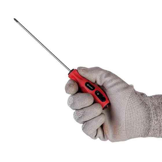 Викрутка хрестова, PH0×125 мм, Cr-V INTERTOOL VT-3133 Киев