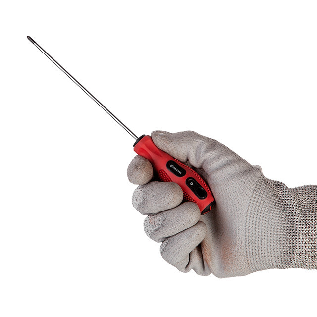 Викрутка хрестова, PH0×125 мм, Cr-V INTERTOOL VT-3133 Киев - изображение 4