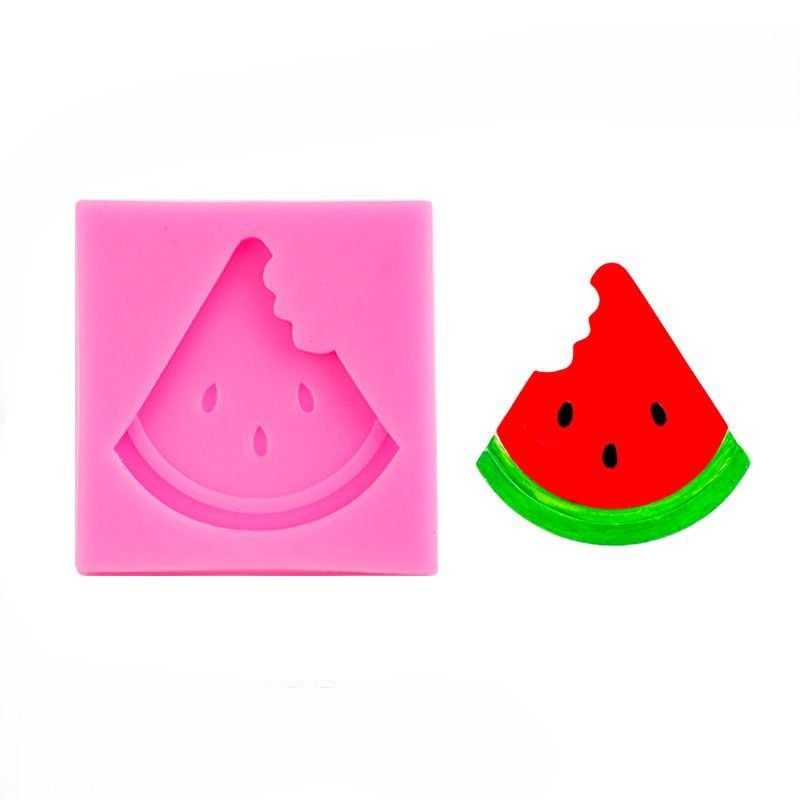 Молд силиконовый Арбуз 56 на 57 мм розовый Киев - изображение 3