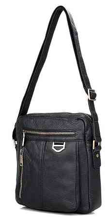 Сумка мужская Vintage 14436 через плечо Черная Киев