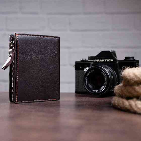 Гаманець чоловічий Коричневий (Vintage) Київ