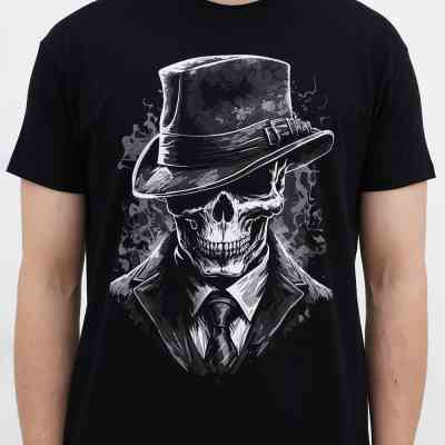 Футболка Sol's Imperial Gentlemen's skull насичений чорний L (11500309/395L) Вінниця