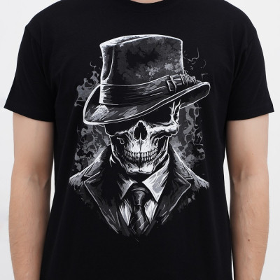 Футболка Sol's Imperial Gentlemen's skull насичений чорний L (11500309/395L) Вінниця - фото 4
