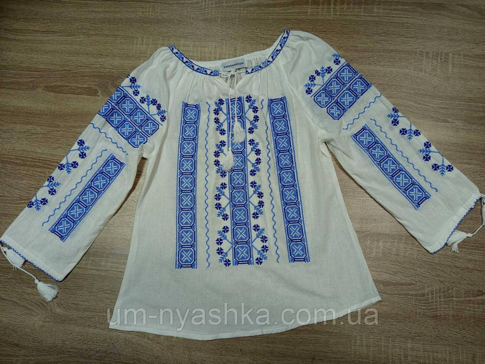 Жіноча лляна вишиванка "Сніжна" Кривий Ріг - фото 8