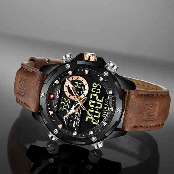 Часы мужские тактические Naviforce Pride Orange (2 ремешка) Винница