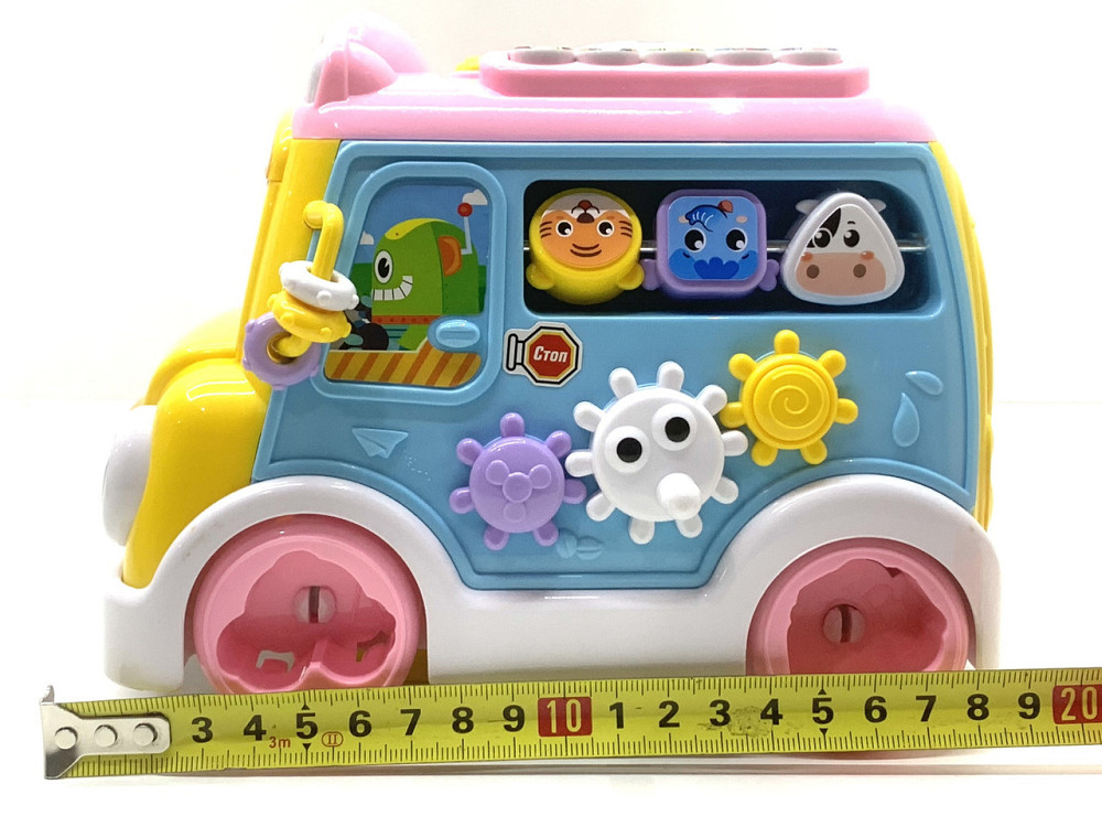 Музичний автобус TK Group українське озвучування казки пісні вірші сортер Рожевий (10891) Чернигов - изображение 7