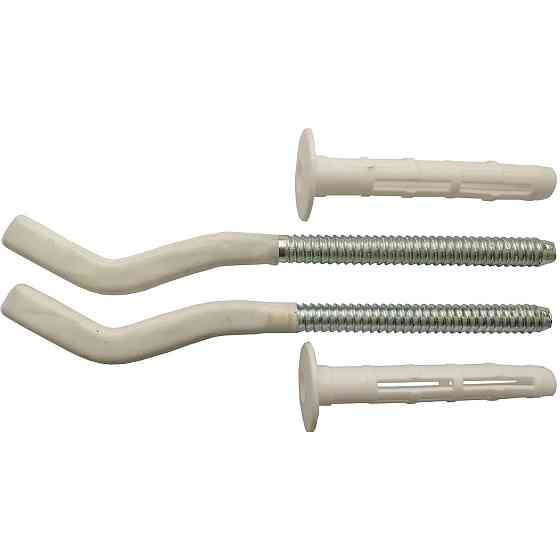 Комплект кронштейнів радіатора CRISTAL NS-1015 штирьковий прорезинений з дюбелем Ø9х170мм (пар.4од.) (000022827) Київ