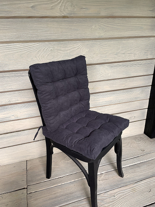 Подушка для стільців (40x40х5 см) Decorator Sparta колір графітовий 84-073 Київ - фото 5