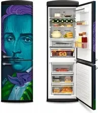 Холодильник Lodówka Vestfrost Art Collection Fryderyk Chopin VR-FB373-2E0BM z zamrażalnikiem dolnym 190,1 cm Czarna Киев - изображение 1