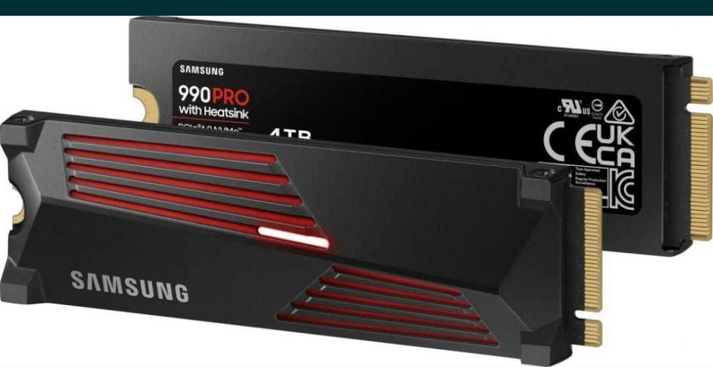 SSD Накопитель : Samsung 990 PRO With Heatsink 4 TB (MZ-V9P4TOCW ) Киев - изображение 2