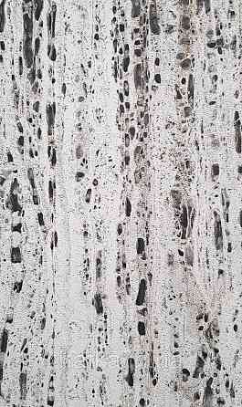 Шпалери вініл на флізеліні Marburg Travertino 1.06х10 абстракція смуги точки кора дерева чорні коричневі сірі Київ