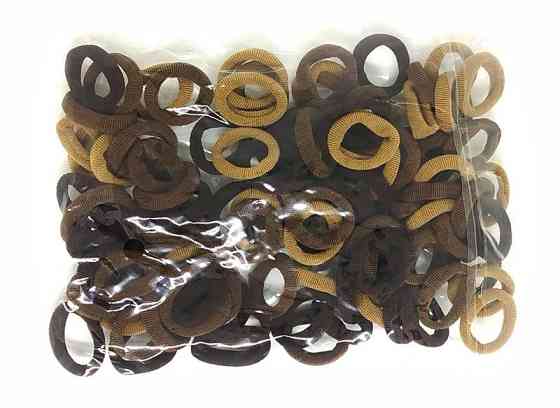 Резиночки для девочки коричневые 100 шт Киев