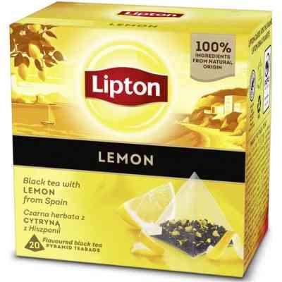 Чай Lipton чорний "Lemon" 20 пакетиків (5063270110911) Вінниця