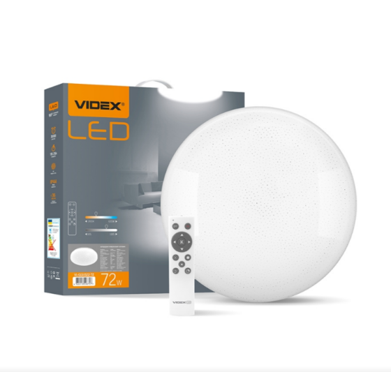 LED Світильник функціональний 72W 2800-6200К 220V круглий VL-CLS1522-72 Videx Житомир