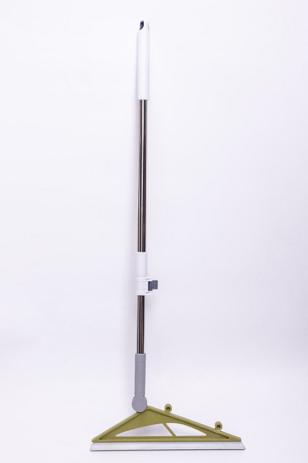 Трикутна швабра з металевою ручкою та гумовою кромкою для плитки, ламінату, лінолеуму, вологого прибирання HP-35015-38 Коломия - фото 4