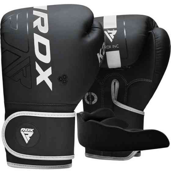 Боксерські рукавиці RDX F6 Kara Matte White 6 унцій (капа в комплекті) Кам'янське