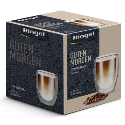 Стакан Ringel Guten Morgen подвійна стінка 350 мл Ice (RG-0001/350 Ice) Винница - изображение 3