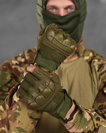 Тактические перчатки mechanix m-pact 3 olive ВТ6049 Киев - изображение 8
