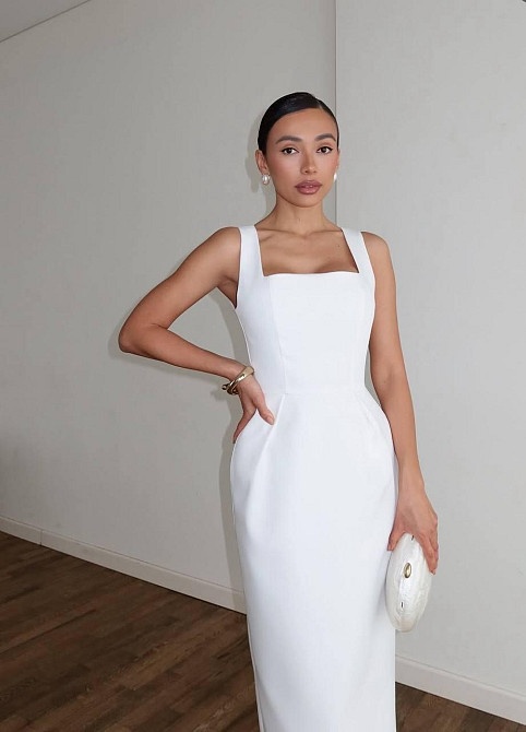 Жіночий елегантний вечірній костюм  сукня+ накидка костюмка Одеса - фото 2