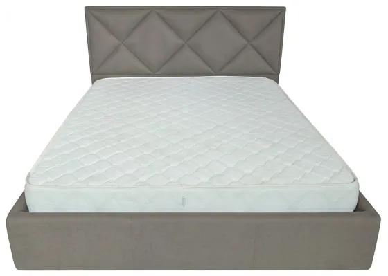 Кровать Двуспальная Leeds Comfort 180 х 190 см Madrit 15 С подъемным механизмом и нишей для белья Серый Киев