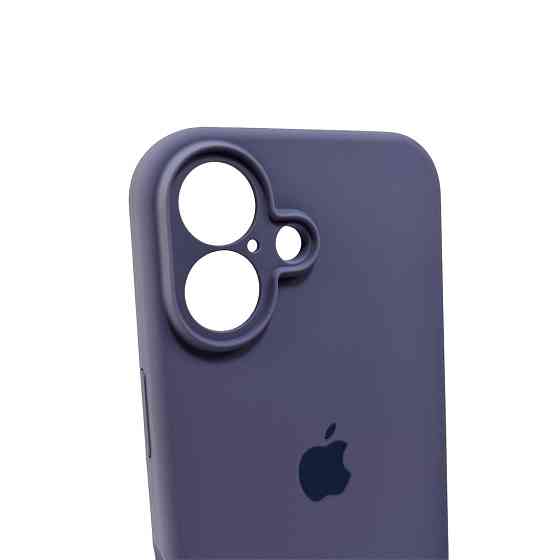 Чохол для iPhone 16 Silicone Full Case, Лавандовий сірий Київ