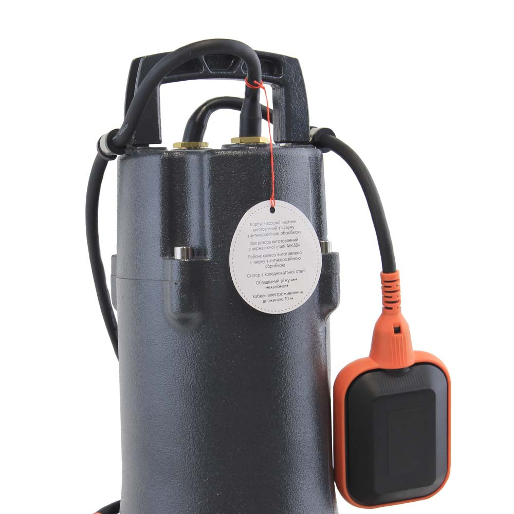 LEO Насос канализационный 1.5кВт Hmax 23.м Qmax 170л/мин (с режущим механизмом) LEO 3.0 32SWPm3 Коломия - фото 9