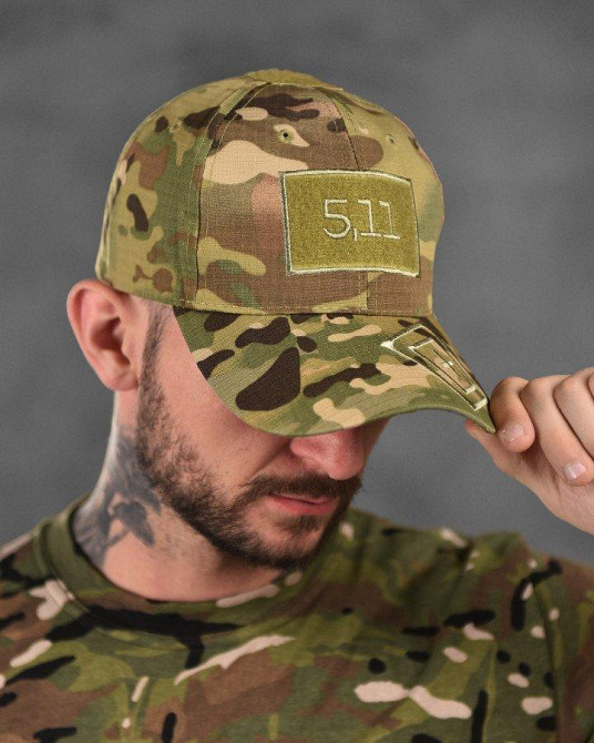 Бейсболка мужская тактическая  5.11 мультикам универсальная Одесса - изображение 8