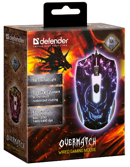 Миша Defender Overmatch GM-069 (52069) (6652130) Київ - фото 2