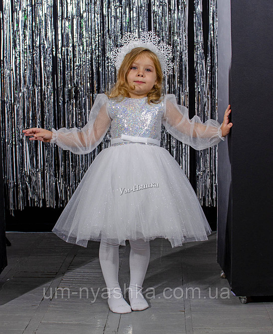 Детское нарядное платье Снежинка 92-122 Кривой Рог - изображение 3