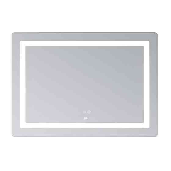 Дзеркало Lidz Kubis (KU2) 1200х800 з LED-підсвіткою Touch, з антизапотіванням, з диммером, рег. яскравості LDKUB120080049007 Київ