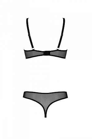 Еротичне боді Passion MARINA BODY, L/XL, black, з відкритими чашками Sex Aura Київ