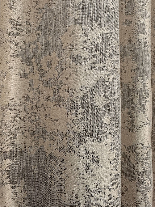 Комплект готових штор VR-Textil Жакард Sultan XO № 1143ш Капучіно 150х270 см 2 шт (30-958) Київ - фото 16