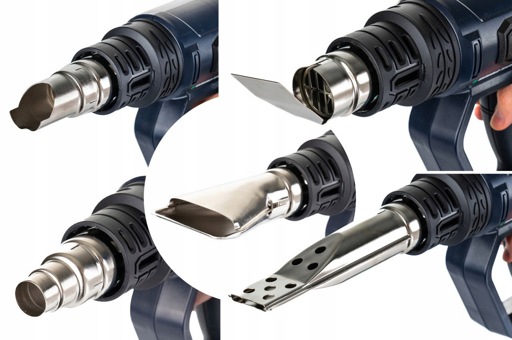 Фен будівельний Wuber 2200W 650 °C з регулюванням температури (Польща) Київ - фото 8