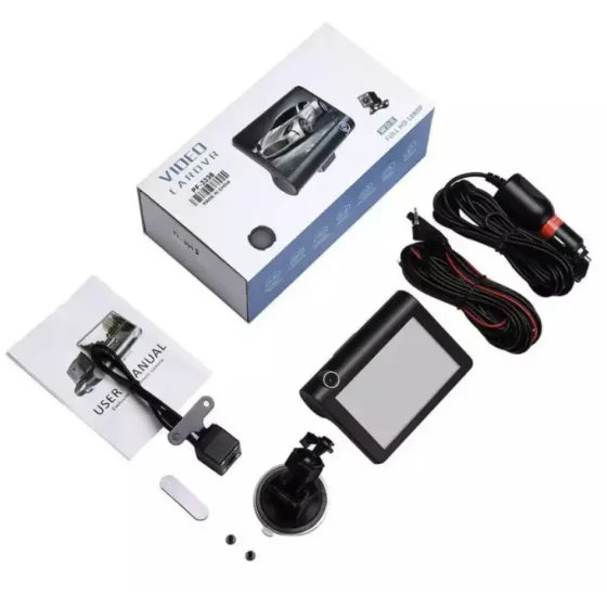 Автомобильный регистратор 1080P FHD ЖК-экран 3 камера заднего вида обзор 170 Коломыя