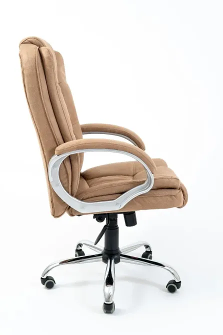 Офисное Кресло Руководителя Richman CaliforniaMustang Caramel Хром М2 AnyFix Карамельное Киев - изображение 3