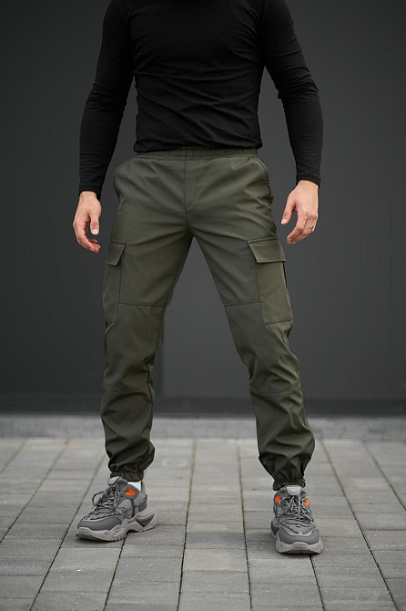 Чоловічий костюм Intruder Softshell куртка спортивна і штани карго весна осінь хакі Одеса - фото 7
