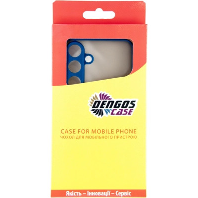 Чехол для мобильного телефона Dengos Kit Samsung Galaxy S25 Plus Matte + glass (Blue) (DG-KM-143) Винница - изображение 4
