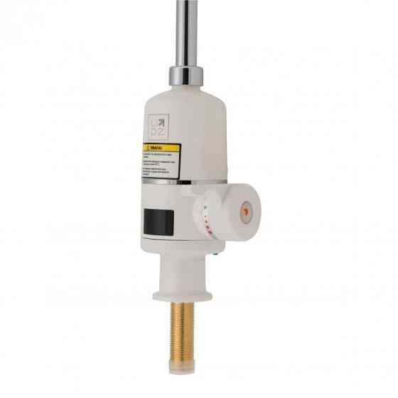 Проточний кран-водонагрівач кухонний для кухні Lidz Warm 056 LDWAR056WCR24984 White / Chrome Харків