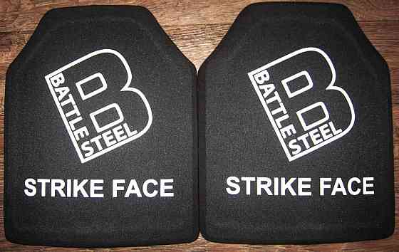 Комплект ультралегких бронеплит Battle Steel 25х30 Бронепластини 1.4 кг (3 клас) Вінниця