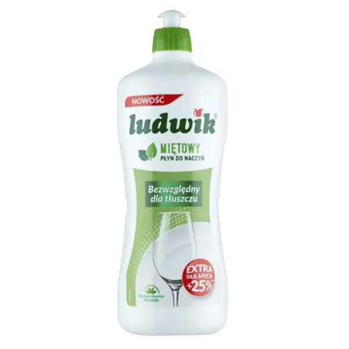 Засіб для миття посуду 450гр М'ята Ludwik Житомир - изображение 1