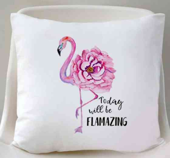 Подушка Фламинго 35x35 см Винница