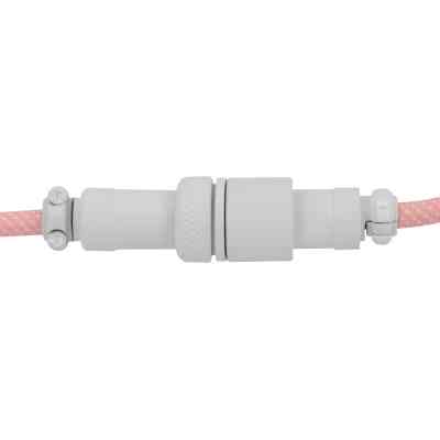 Дата кабель USB-C + USB A to USB-C 1.36m Coiled Aviator pink Keychron (CAB15_KEYCHRON) Винница
