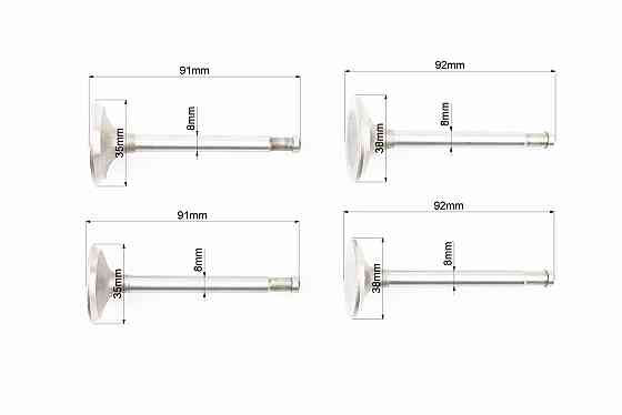 Клапан впускний (h-92; D-38), випускний (h-91; D-35) к-кт 4шт УРАЛ Київ