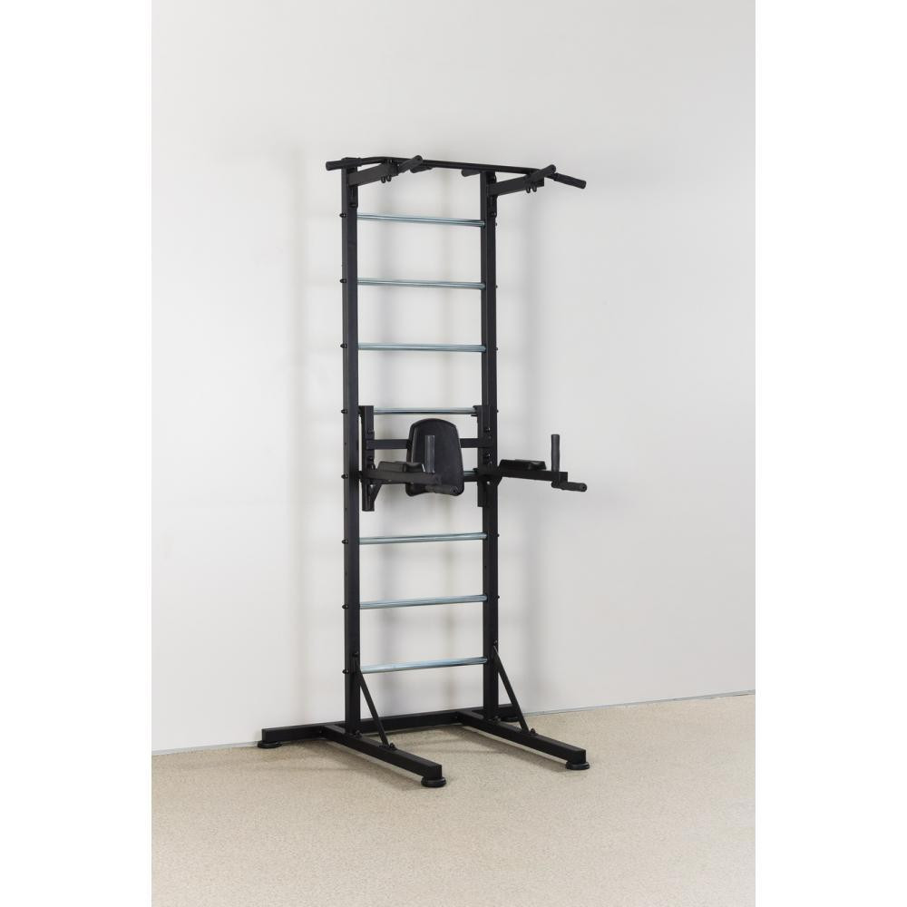 Шведская стенка передвижная Universal Black Pro+ универсальная без креплений скамья для пресса турник брусья Каменское - изображение 3